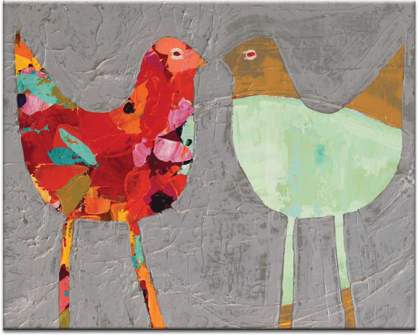 Love Birds - Rooster (900x900), Png Download