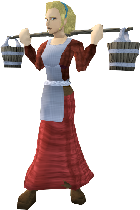 Milk Seller - Costume (509x768), Png Download