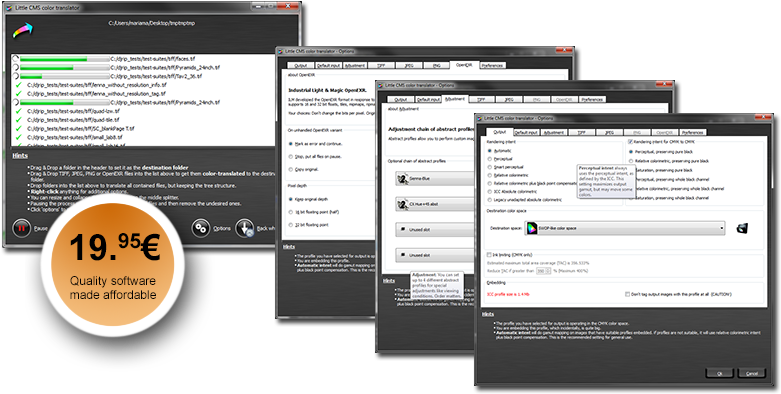 Color Convert Your Images By Using Icc Profiles - Little Cms (800x404), Png Download
