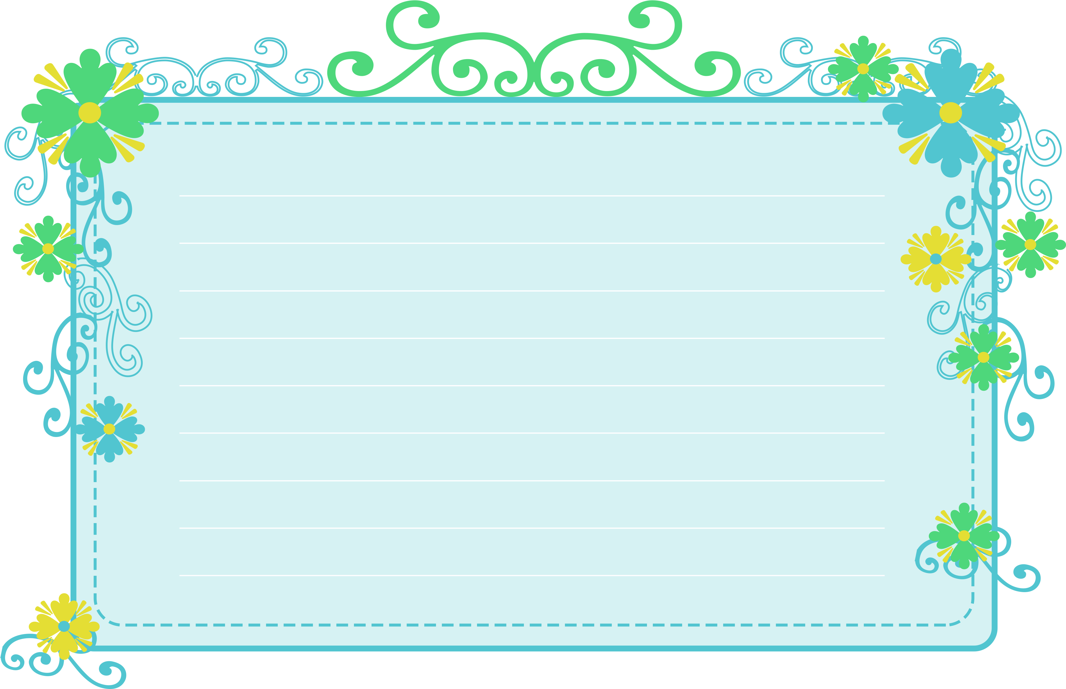 Box Border Element Text Png And Psd - Paper Product (4000x4000), Png Download