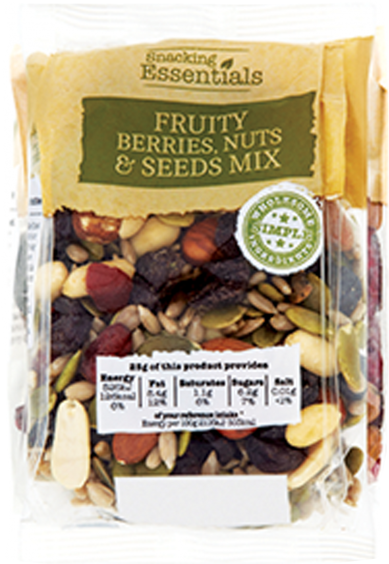 Fruity Berries Nuts Seeds Mix - Superfood (1024x1369), Png Download