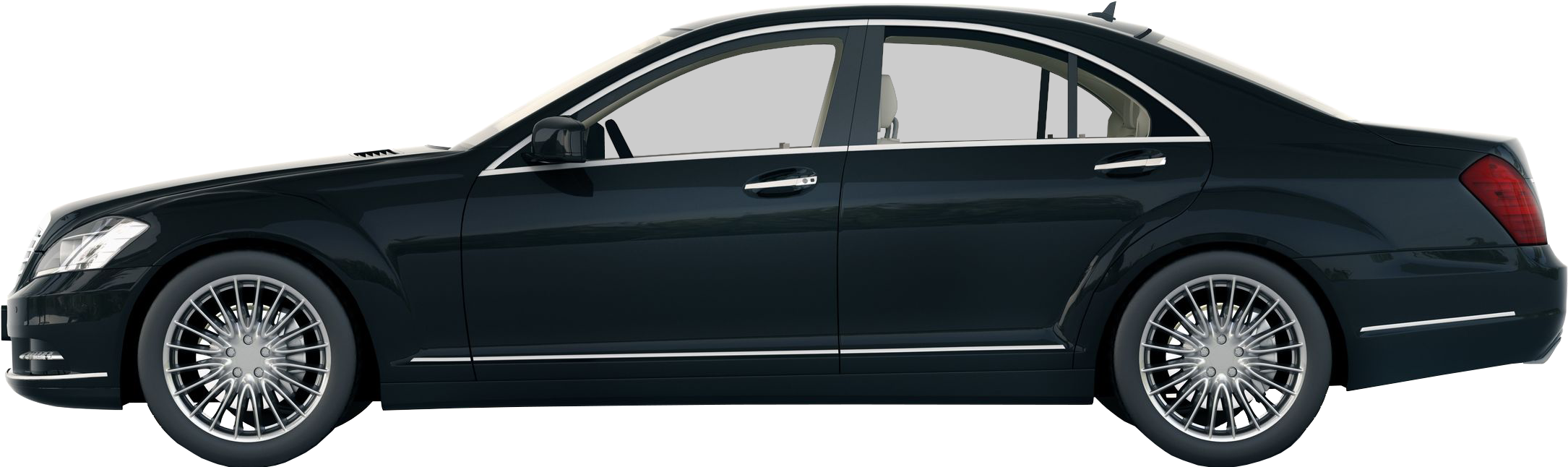 S Class Type Luxury Vehicle - Mazda 4 Door Car 2004 (2246x717), Png Download