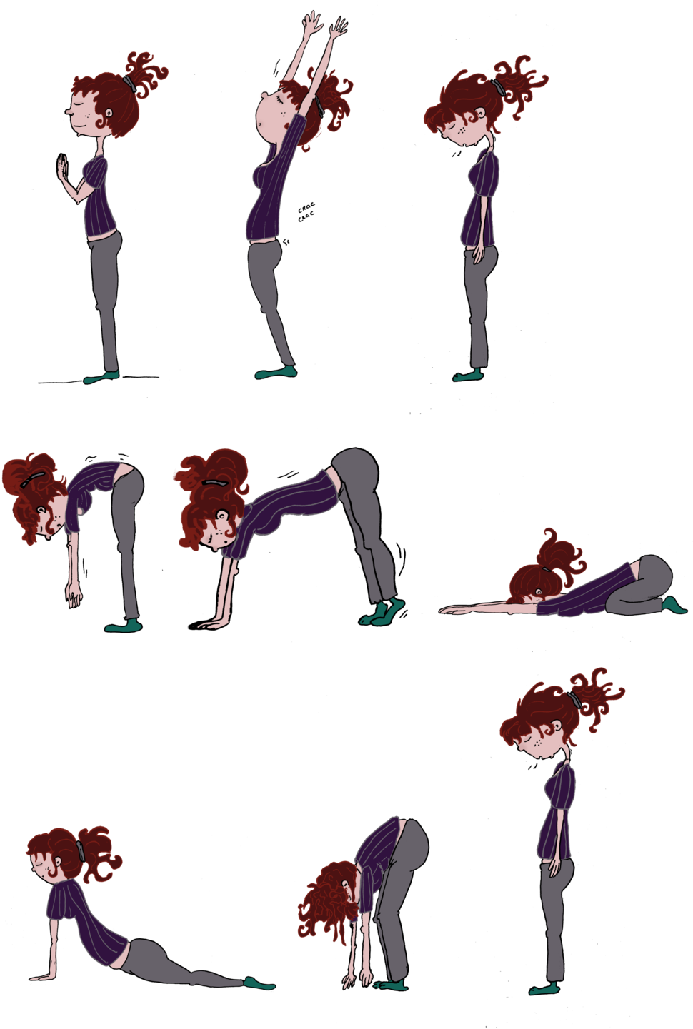 Salutation Au Soleil - Illustration (1024x1448), Png Download