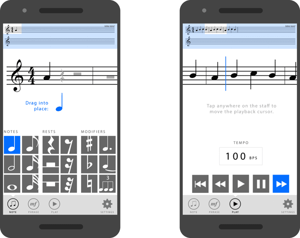 Music Notation App - Amina Melendro De Pulecio (954x756), Png Download