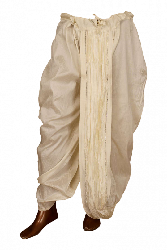 Buy Off White Dhoti For Special Occasions - Off White Dhoti (540x810), Png Download