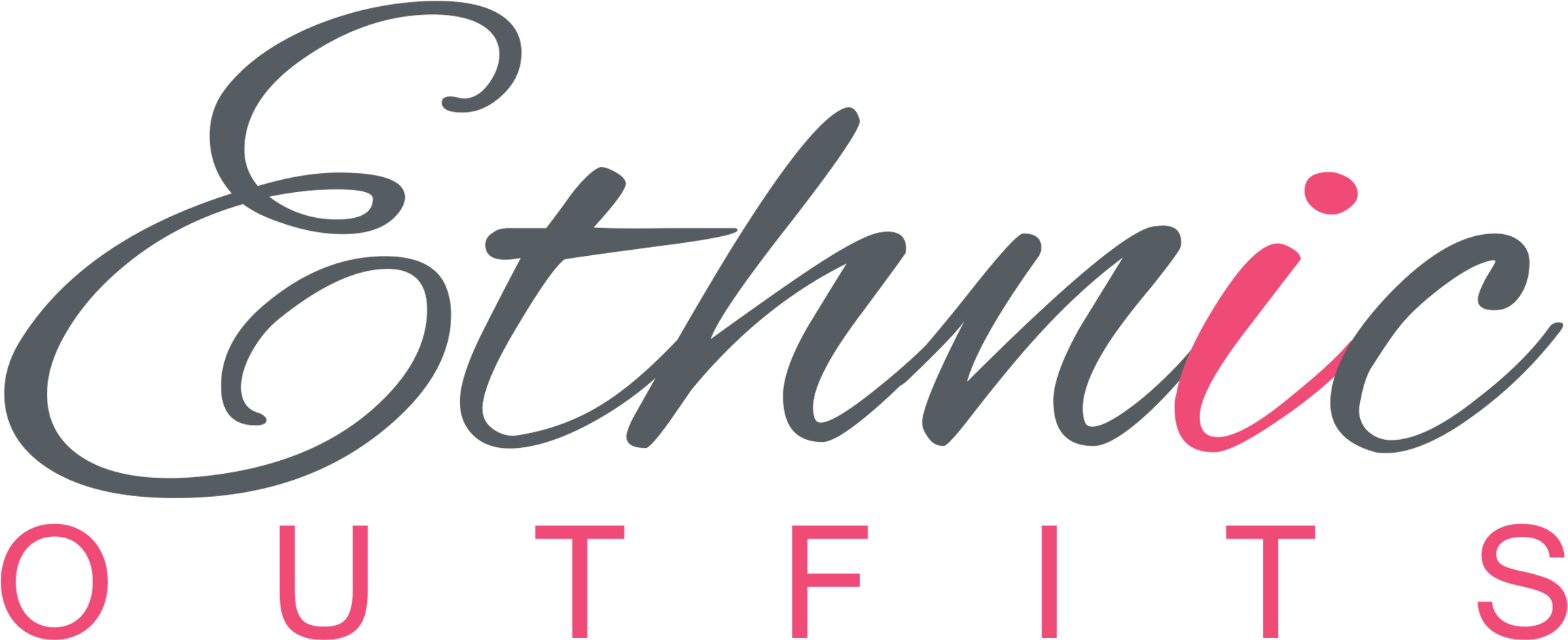 Ethnicoutfits - Calligraphy (2322x975), Png Download