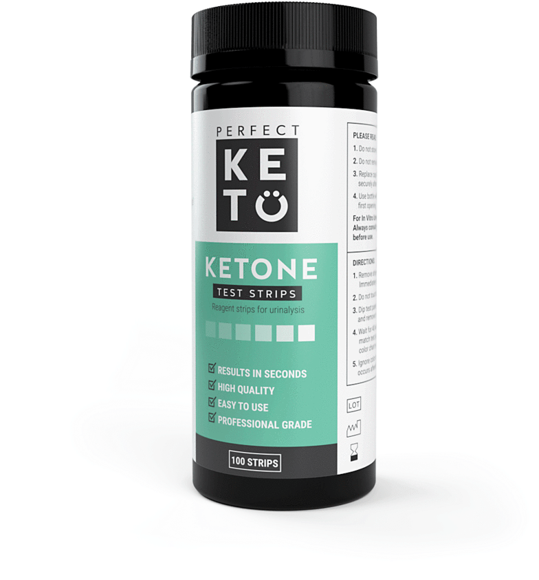 Ketone Testing Strips, 100 Strips - Ketogenic Diet (820x984), Png Download