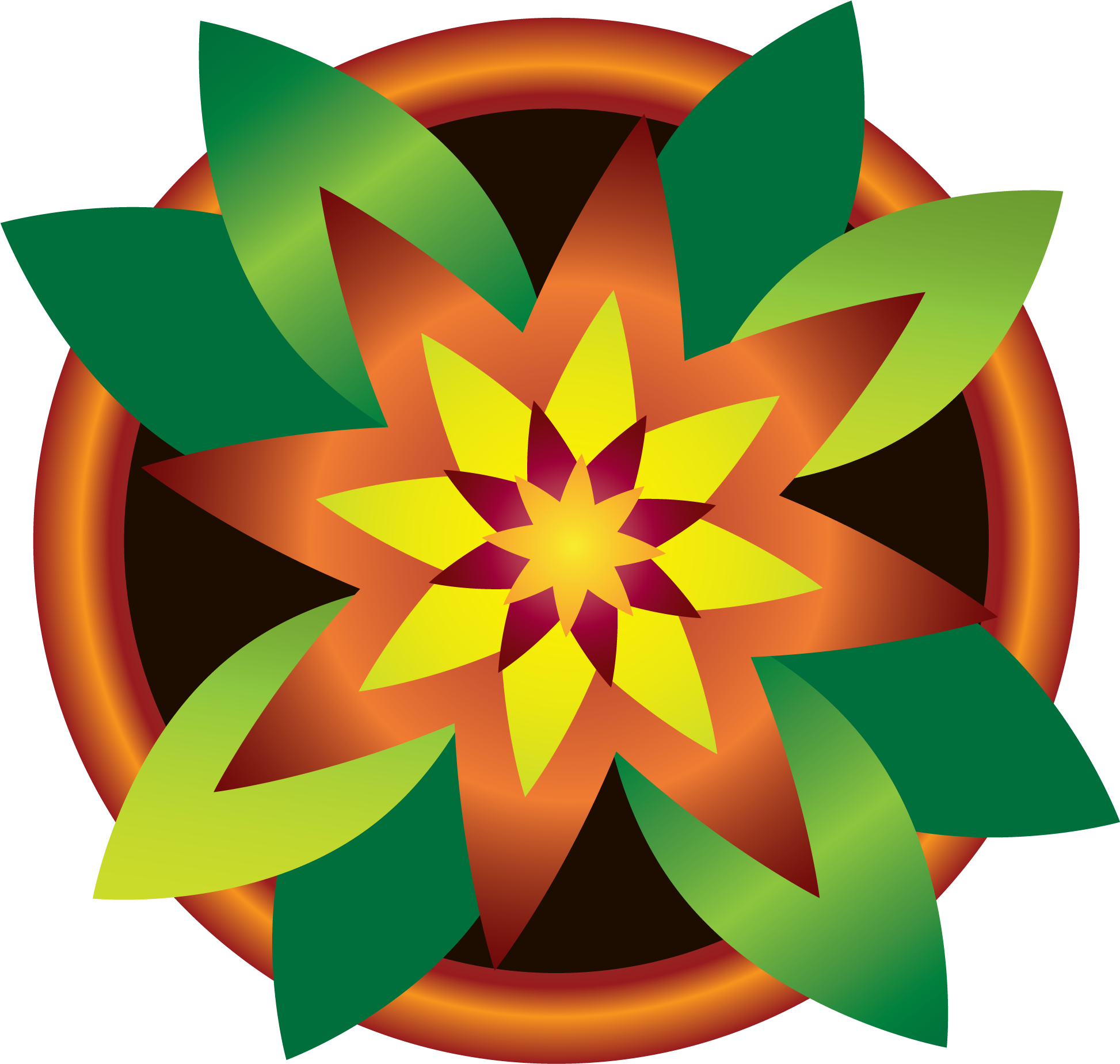 Abstract Clipart Diya - Emblem (2051x2086), Png Download