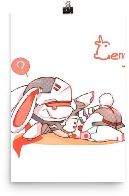 Genji Bunny - Bunny Genji Fanart (1000x1000), Png Download