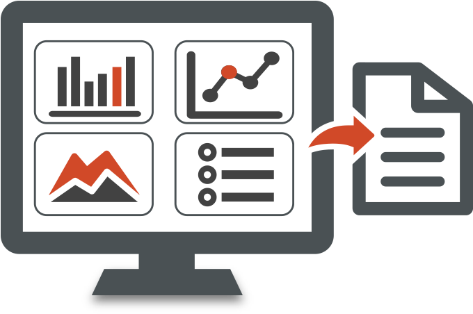 Tatango Platform - Subscriber - Exportable Reports - Illustration (734x516), Png Download