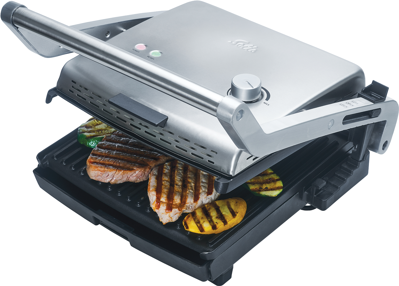Solis Grill & More Contact Grill, Stainless Steel Incl - Grilling (1500x1500), Png Download
