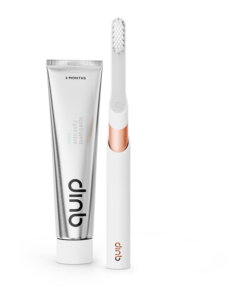 Brush With Toothpaste Copper - Toothpaste (960x960), Png Download