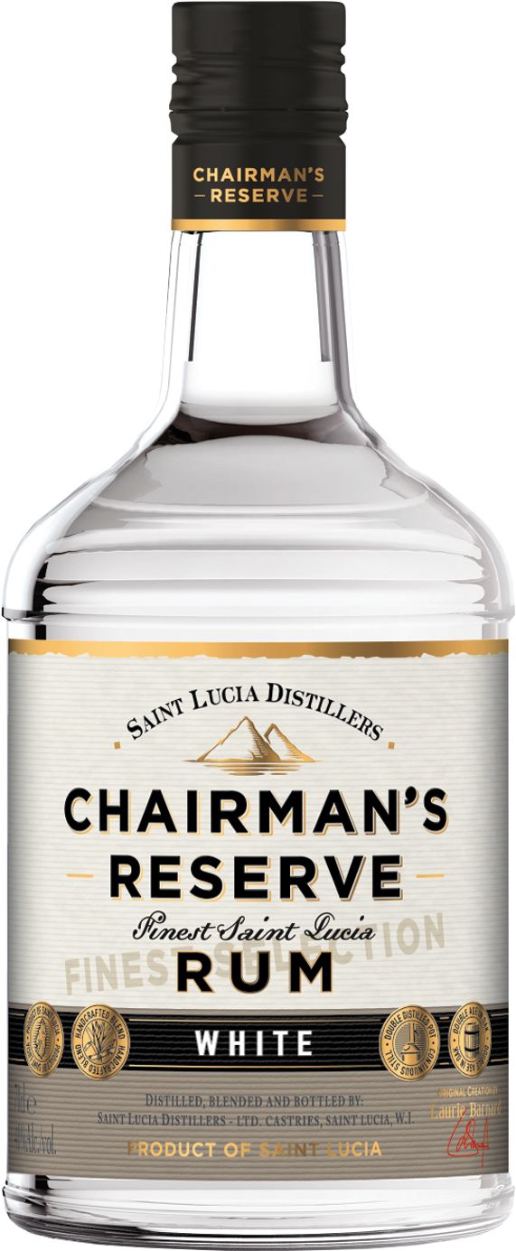 Chairmans Reserve White St Lucia Rum - Chairman's Reserve White Label White Rum (750x1500), Png Download