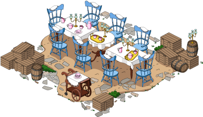 Fg Building Teaparty - Cartoon (460x460), Png Download