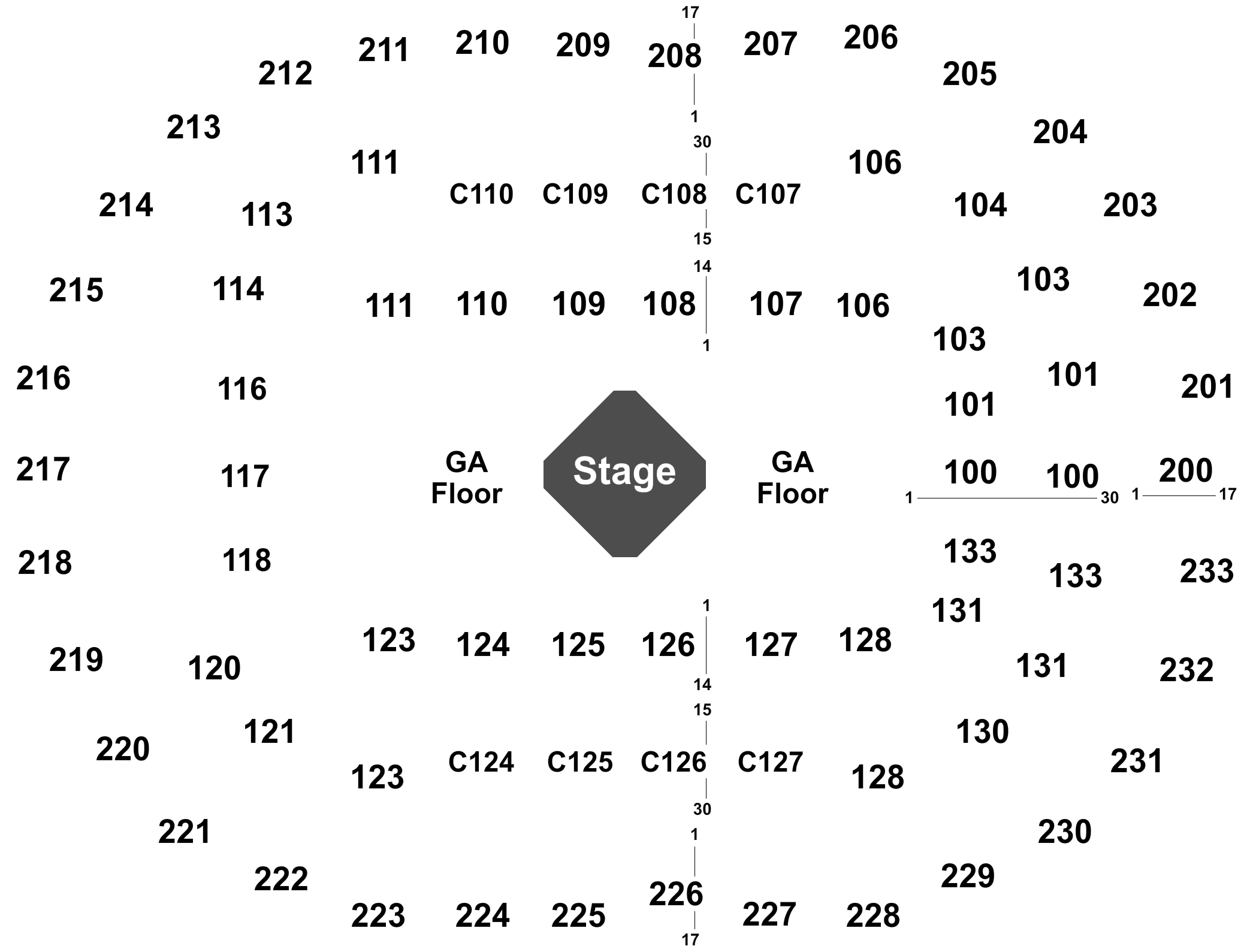 Legend - Ricoh Coliseum Seating Chart (2100x1588), Png Download