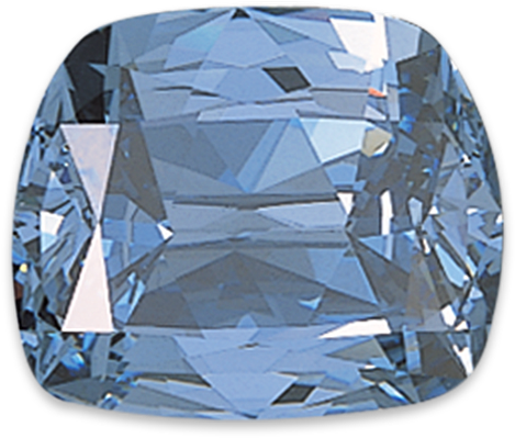 The Blue Lily Diamond - Diamond (580x476), Png Download