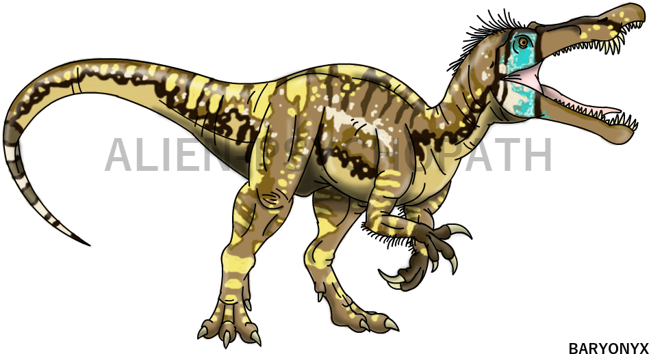 Jurassic World - Jurassic World Baryonyx 2015 (953x527), Png Download
