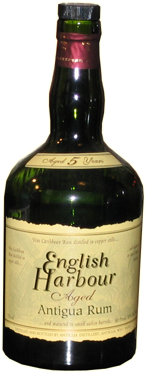 English Harbour 5 Year Rum - Bottle Of Rum Pirate (356x784), Png Download