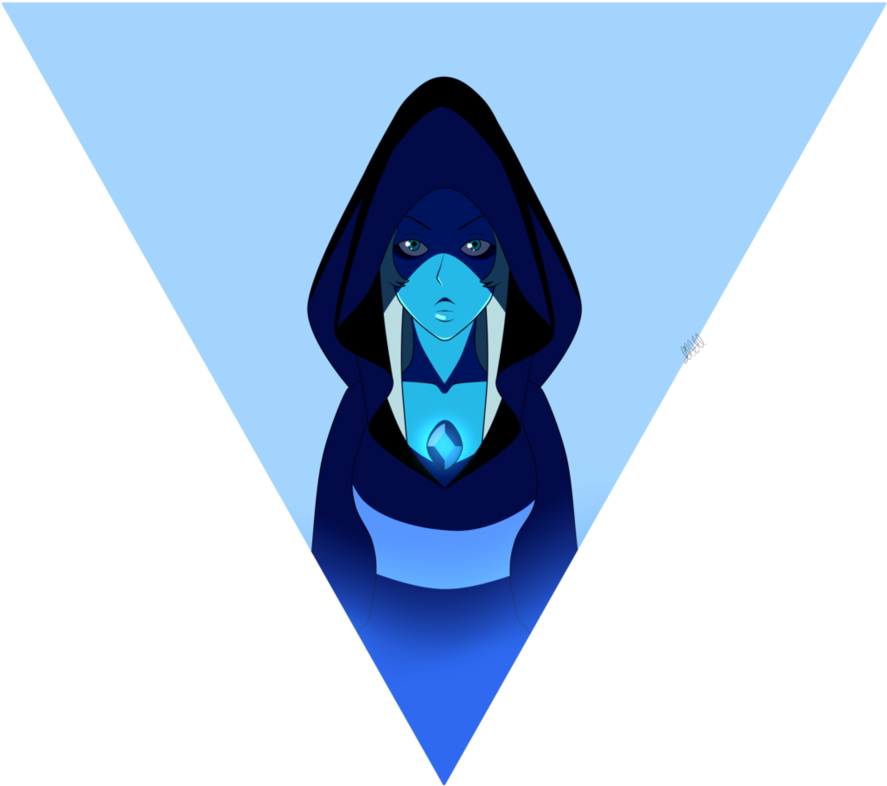Blue Diamond Diamond Color Drawing - Transparent Steven Universe Blue Diamond (894x894), Png Download