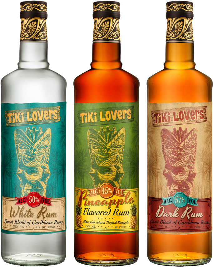 Any Guesses Who The New Line Of Rums, Called Tiki Lovers - Blended Whiskey (768x994), Png Download
