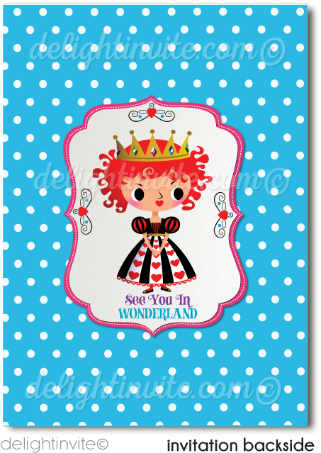 Alice In Onederland 1st Birthday Tea Party Invitations - Tea Party (497x675), Png Download
