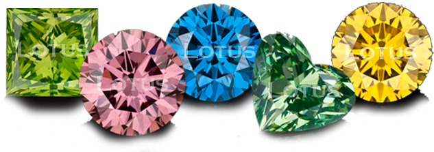 Canary Diamond Rings - Colorful Diamond Jewelry Png (633x223), Png Download