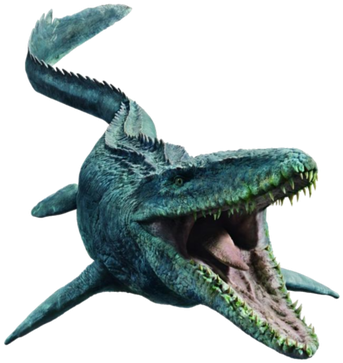 Picture - Jurassic World Fallen Kingdom Mosasaurus (357x367), Png Download