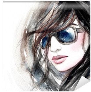 Woman With Glasses - Am Not The Girl I Once (400x400), Png Download