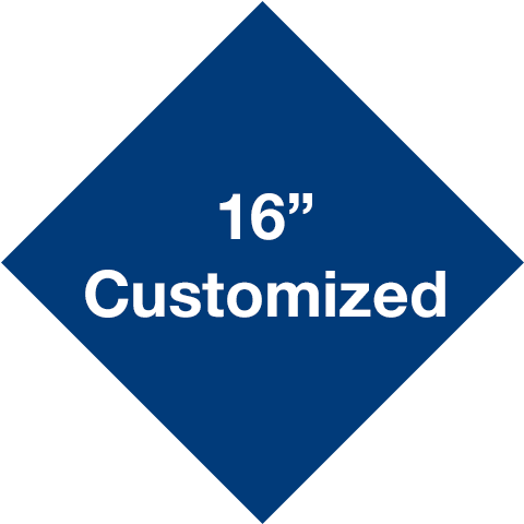 16 Blue Diamond Set Of 3 Product - Salustar (700x500), Png Download