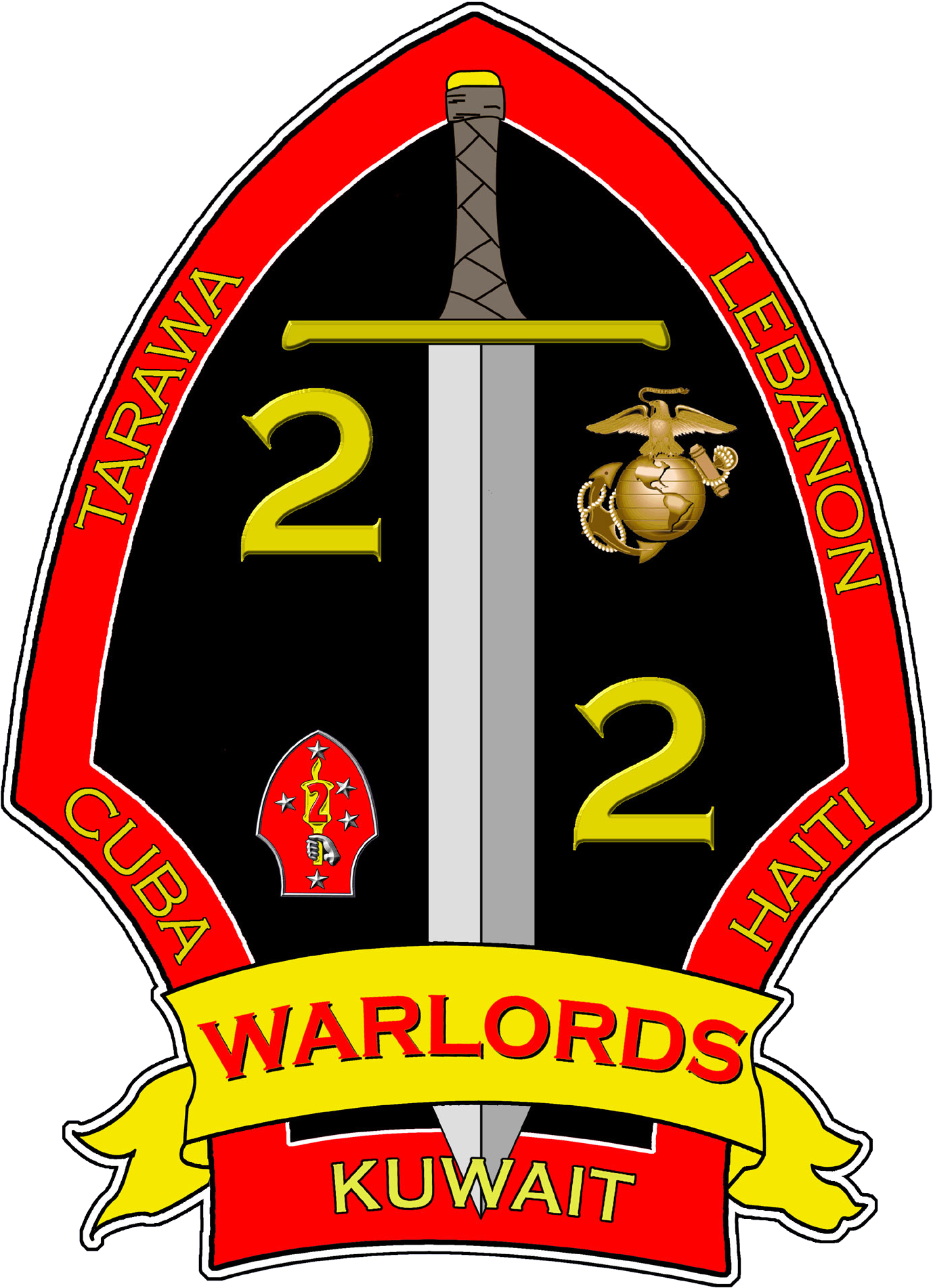 2nd Battalion 2nd Marines Logo - 2nd Battalion 2nd Marines (1429x2000), Png Download