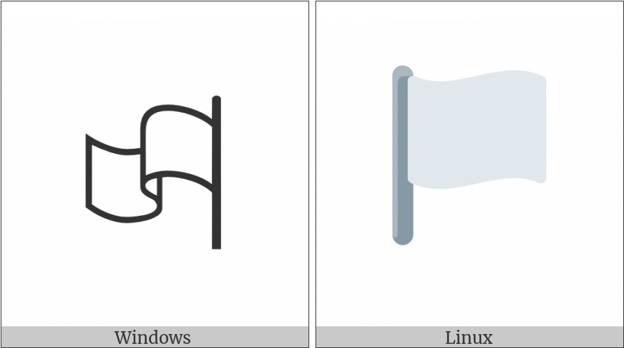 Waving White Flag On Various Operating Systems - Calligraphy (900x506), Png Download