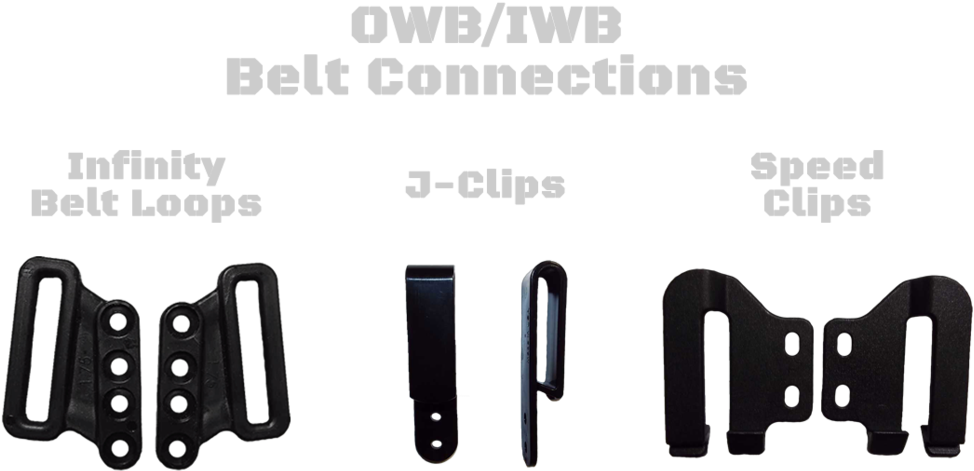 Owb/iwb W/mag-black And White Flag - Thin Blue Line (1024x637), Png Download