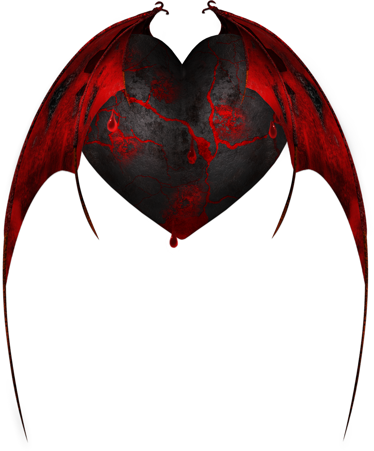 Coeur Png - Google Search - Gothic Png (1204x1452), Png Download