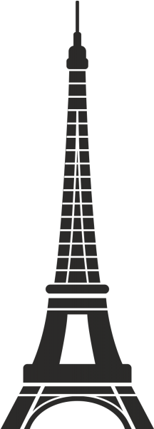 Vinilo Torre Eiffel París - Eiffel Tower Object (600x600), Png Download