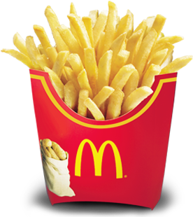 Mcdonald Fries Png - Mcdo Fries (435x320), Png Download