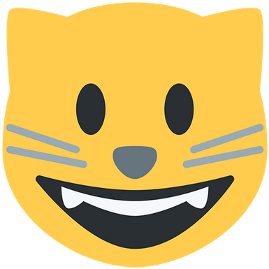 Smiling Cat Emoji (400x400), Png Download