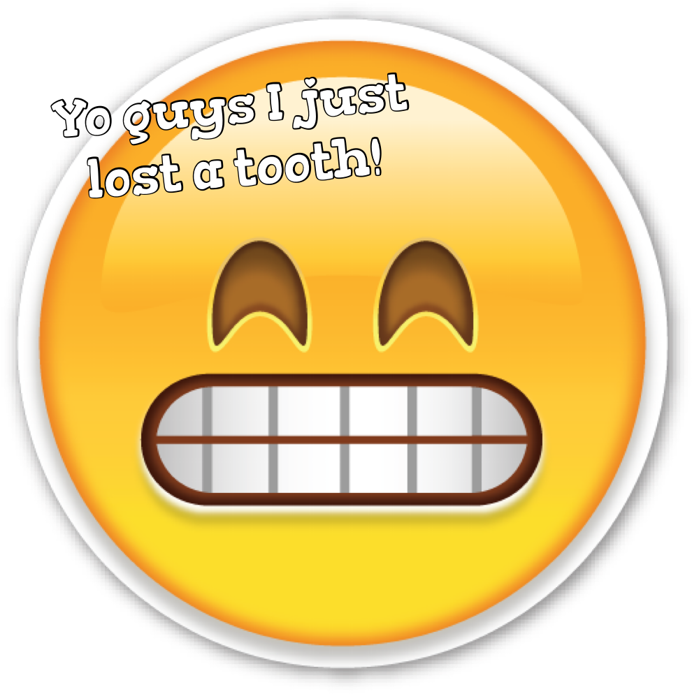 Emoji Transparent Image About Smile In Things By Loner - Grimacing Face Emoji Png (500x500), Png Download