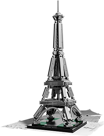 Lego The Eiffel Tower - Lego 21019 (600x450), Png Download