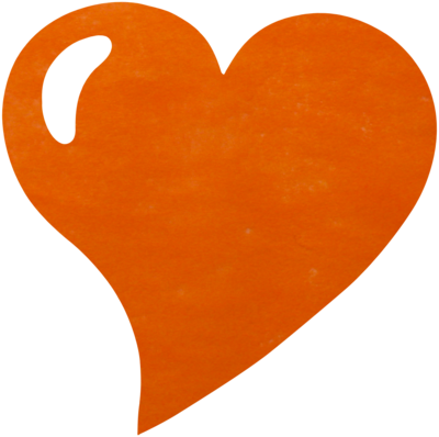 More View - Love Orange (400x398), Png Download