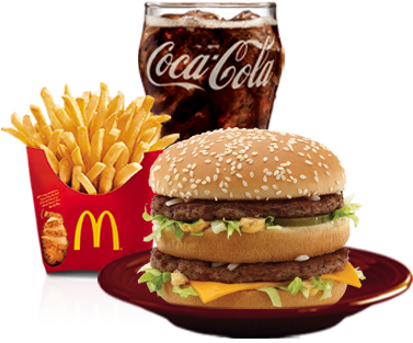 Big Mac Meal Png (435x320), Png Download