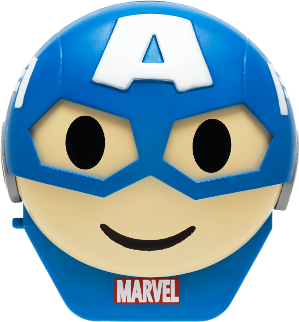 Captain America Lip Smacker (600x800), Png Download