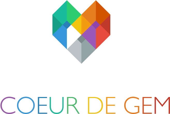 Logo Of Coeur De Gem - Graphic Design (1600x500), Png Download