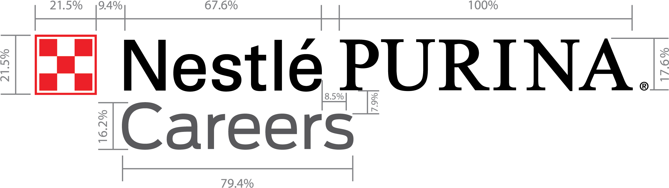 Proportions - Nestle Purina (2365x707), Png Download