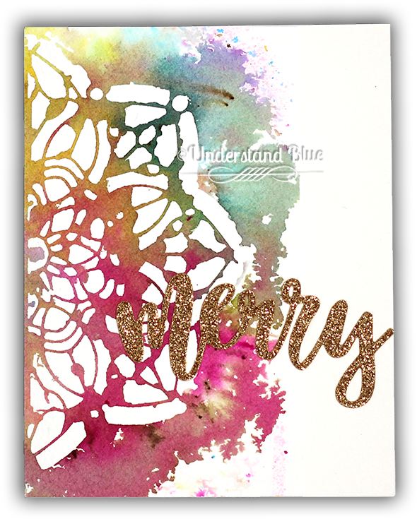 Stencil Printing Technique - Floral Design (650x770), Png Download