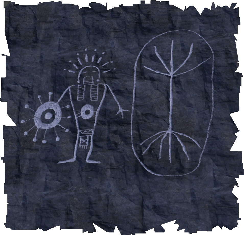 Acrg Cave Paintings - Painting (1024x1024), Png Download