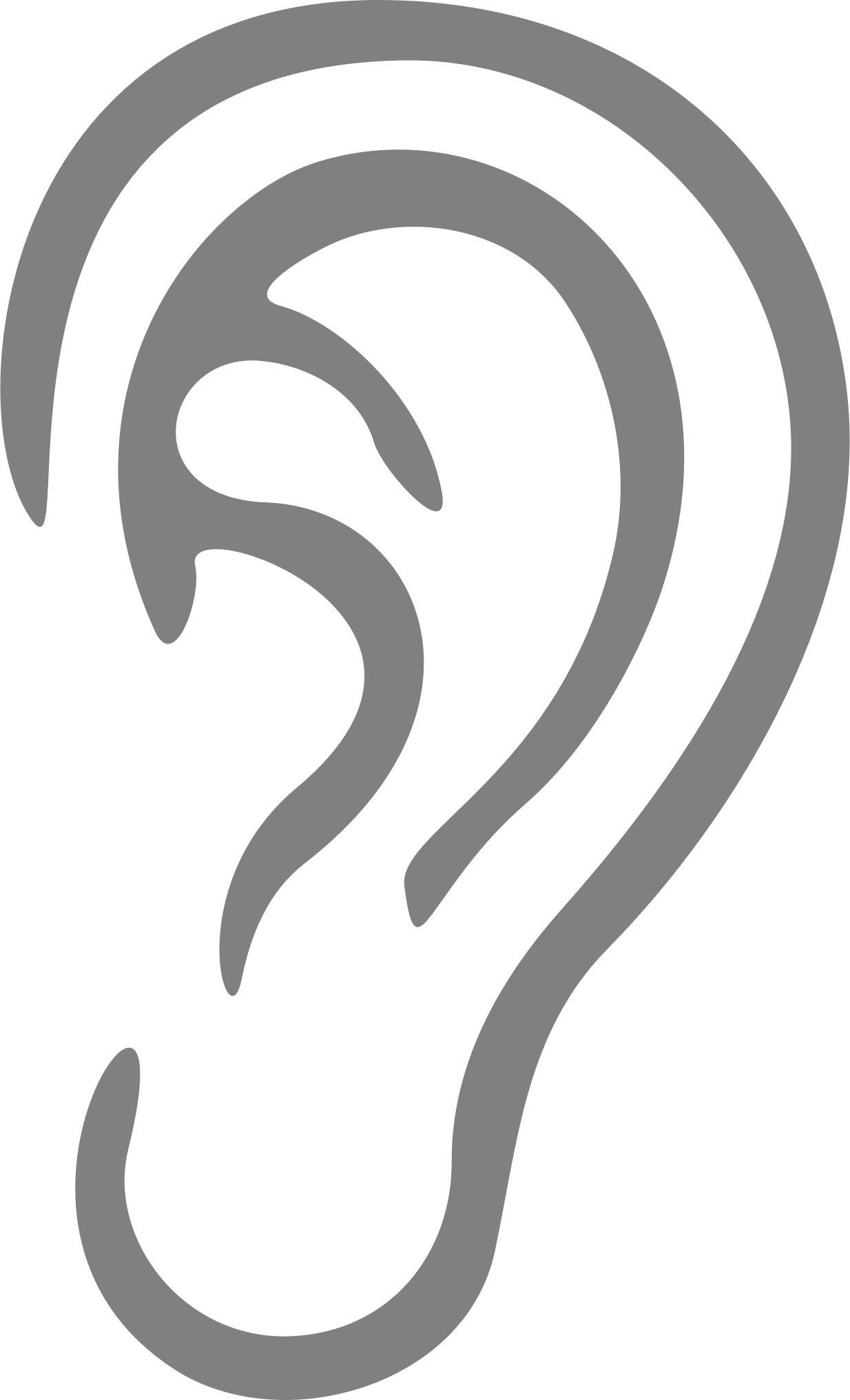 Ear Png Image With Transparent Background - Transparent Background Ear Png (1234x2032), Png Download