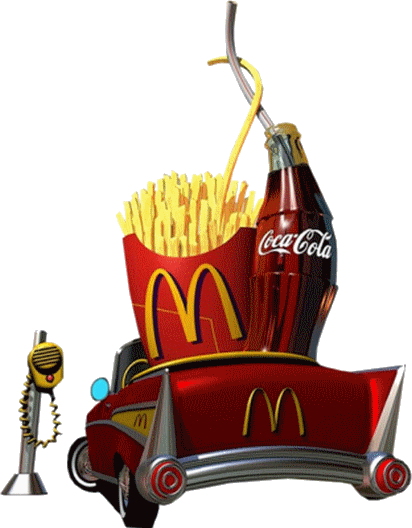 Publié Le 25/03/2010 À - Mcdonalds En Coca Cola Png (412x528), Png Download