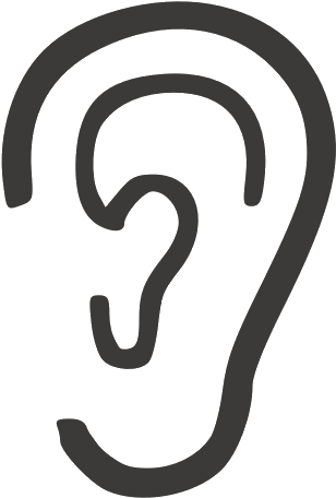 Ear Png - Ear Clipart No Background (319x462), Png Download