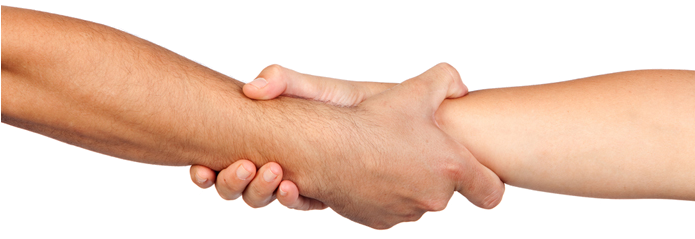 Departamento De Acción Social - Thanks Hands (694x248), Png Download