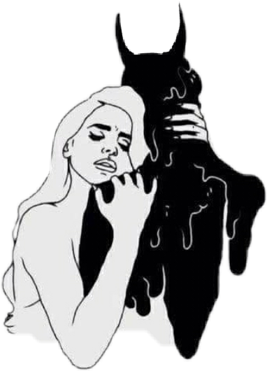 Download Lanadelrey Couple Dark Tumblr Love Red Black Aesthetic Anime Png Image With No Background Pngkey Com